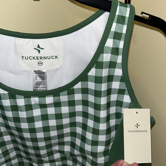 TNUCK SPORT
Green Gingham Jean Sports Bra - Picture 7 of 7